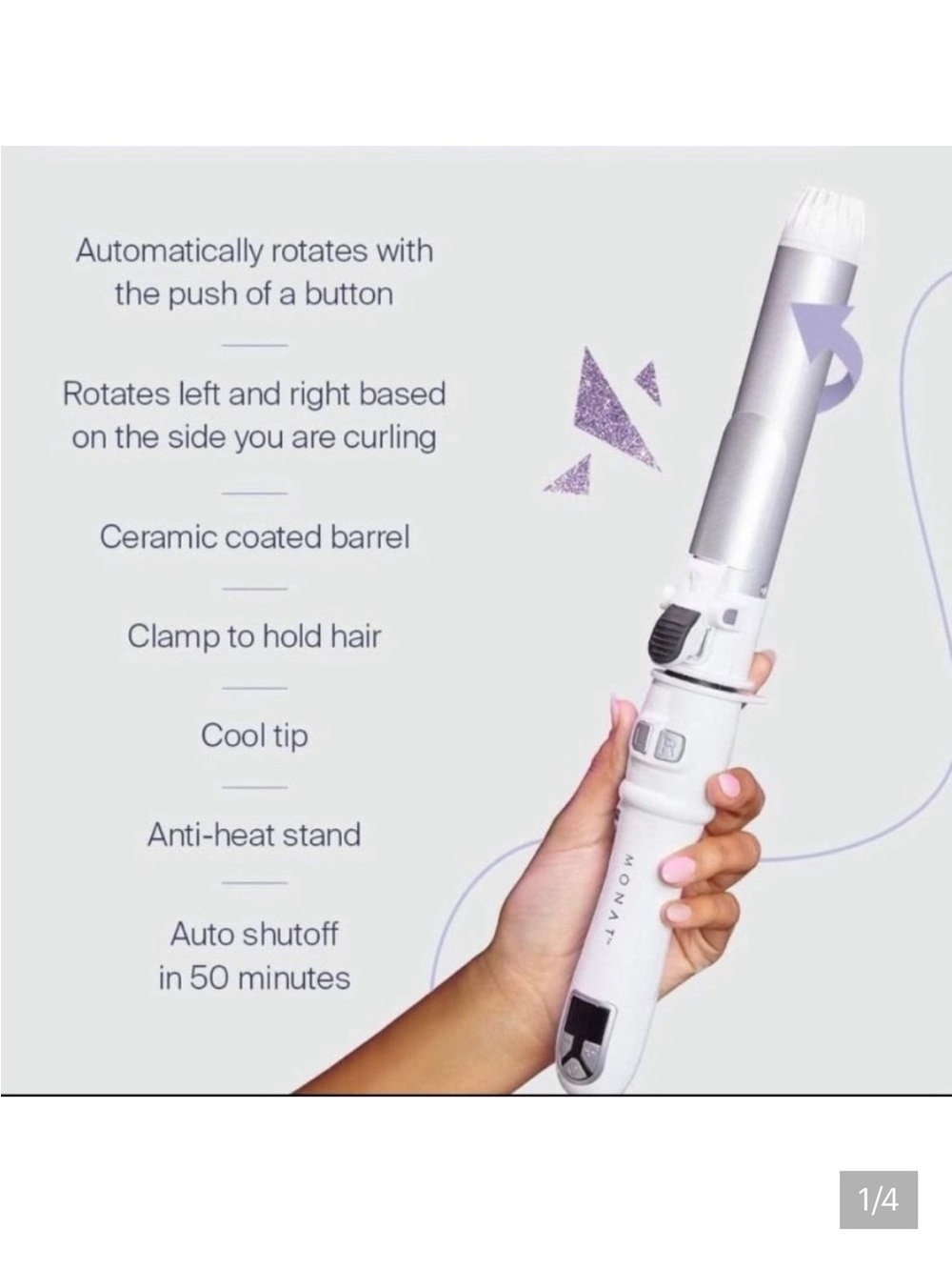Perfect Wave Curling Iron 1.25" LED — Blonde